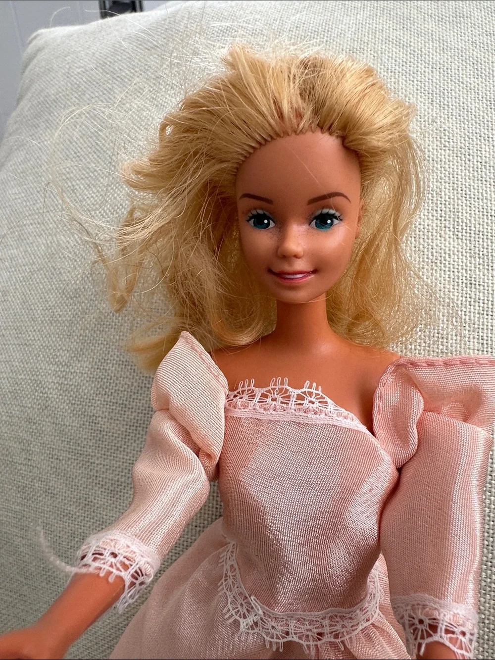Vintage 1966 Mattel Barbie Doll with vintage dress